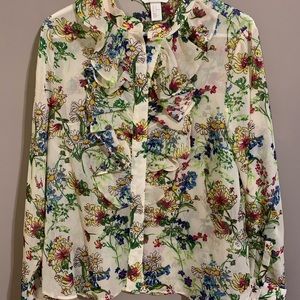 H&M Floral Top